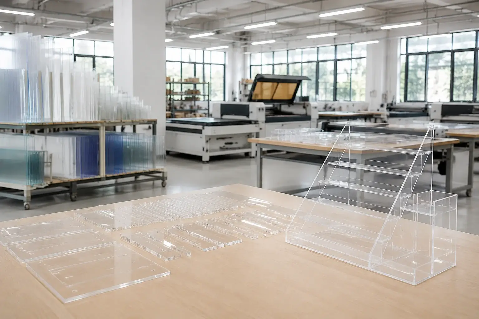 Acrylic display and POS manufacturing in China