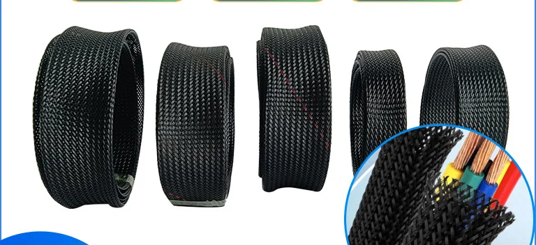 Chengtong Braided Sleeving PET Braided Sleeving for Automotive Harness