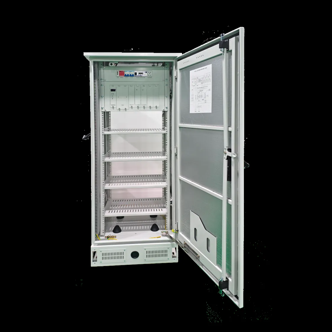 Dakang Outdoor Cabinet, Door Open