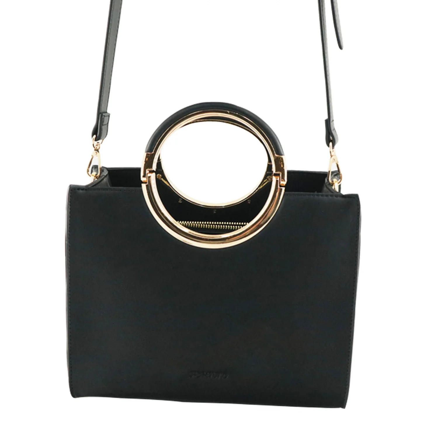 Feiteng Leather Ring-Handle Tote