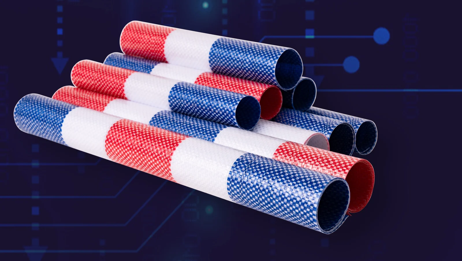 Fosu Jingwei New Materials Striped Tarpaulin