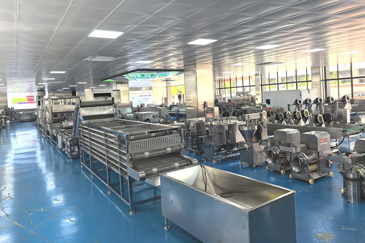 GanYun Food Machinery factory &middot; Line Assembly in Progress