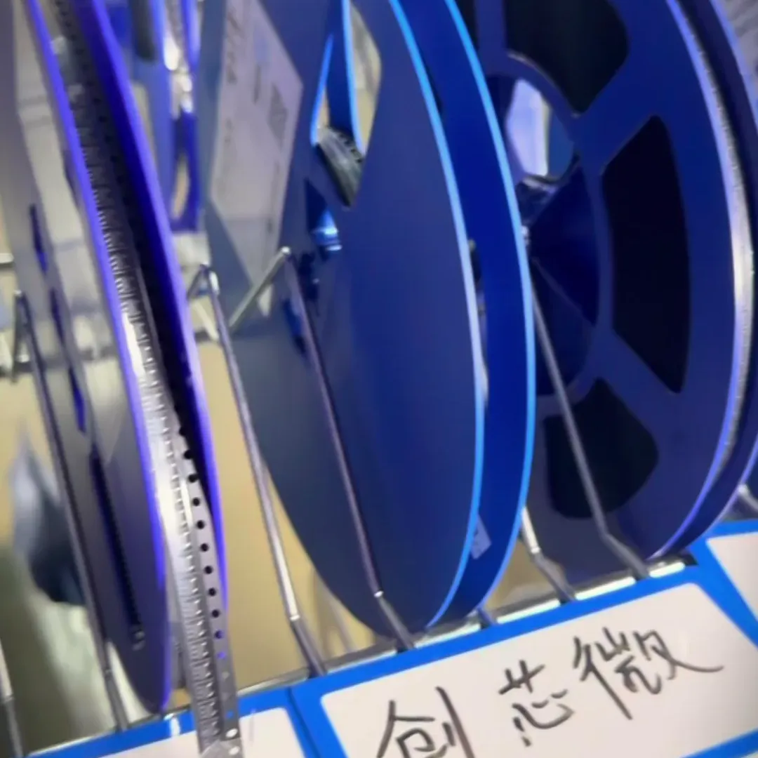 Component reels in original packaging at Huihexin