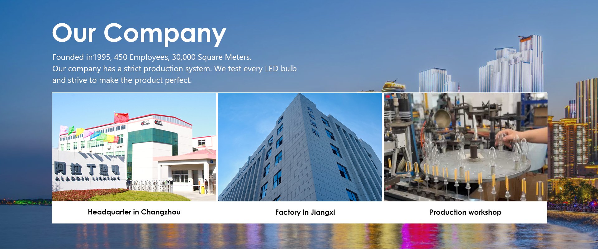 Product image · factory website