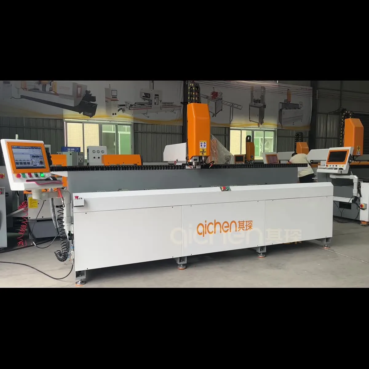 Manlide 3000A2 Profile Machining Center — aluminum machinery demo