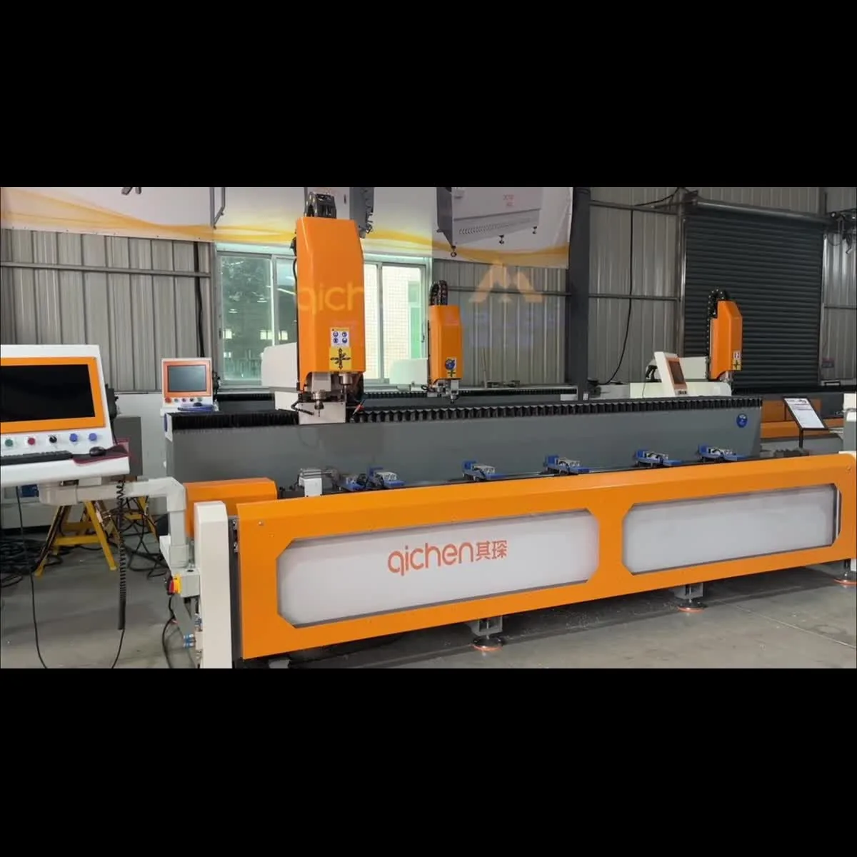 Manlide 3000C2 Profile Machining Center — aluminum machinery demo