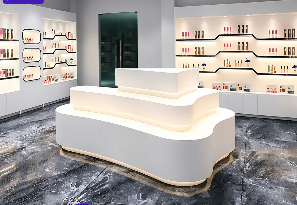 Mingsheng Display Lit Island Showcase, Free-Form