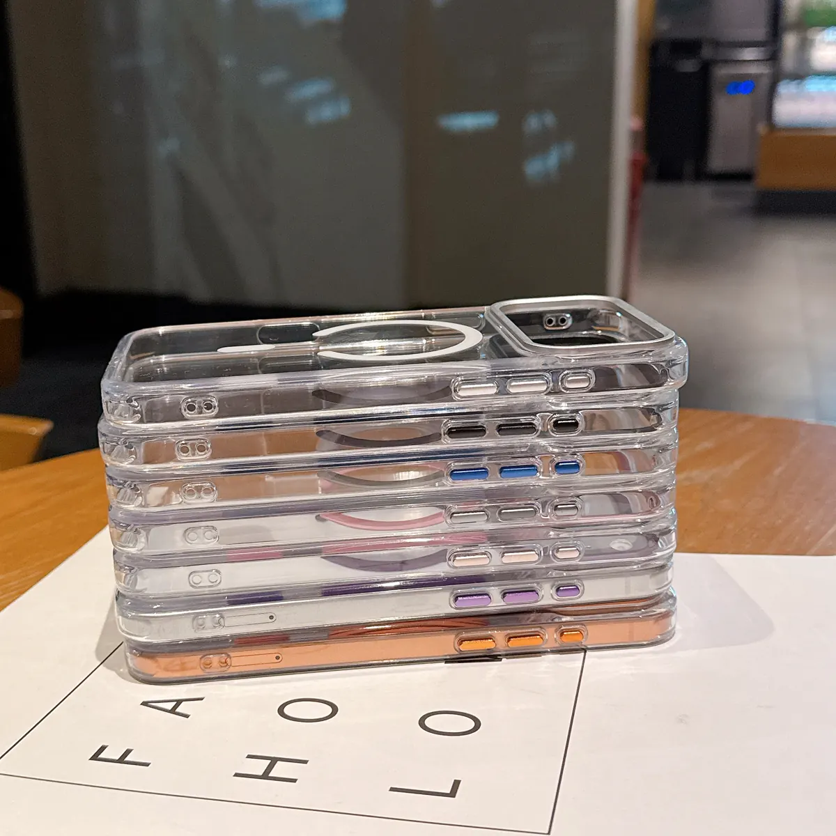 Mingxin Cases Clear Cases, Stacked