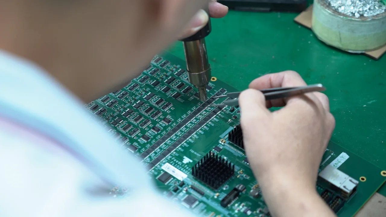 Shenpuneng Electronics production floor · Production-floor view #01