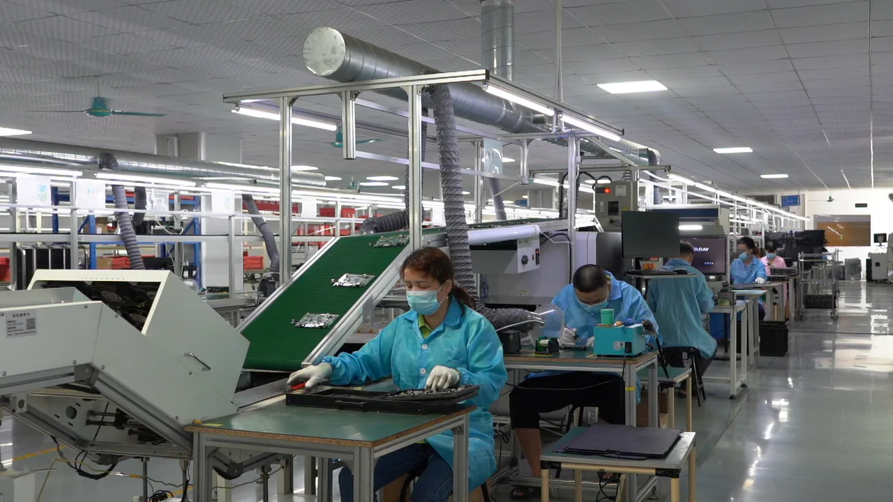 Shenpuneng Electronics production floor · Production-floor view #08