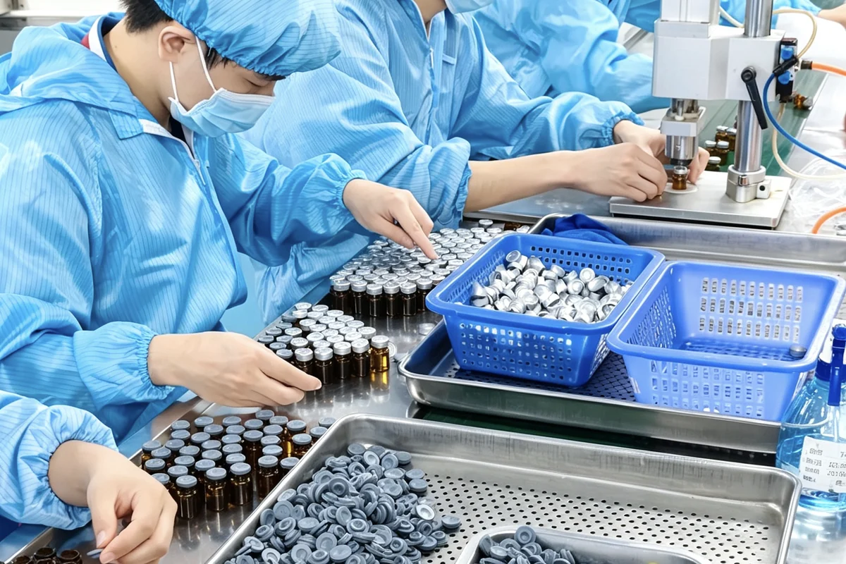 Site Yadun Cosmetics · inspection des plateaux